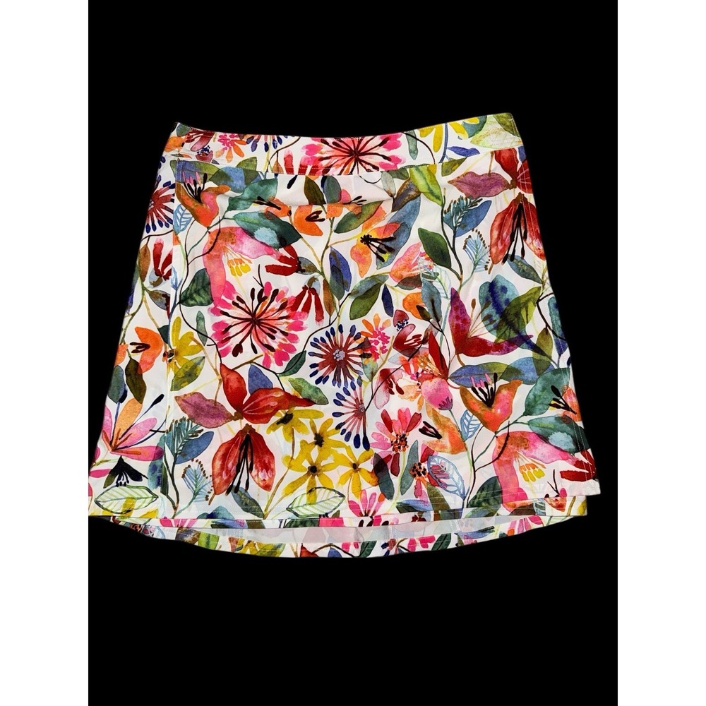 RipSkirt Hawaii‎ Large Wildflower Watercolor Floral Wrap Swim Skirt Coverup